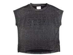 Sofie Schnoor Girls Sport t-shirt black glitter